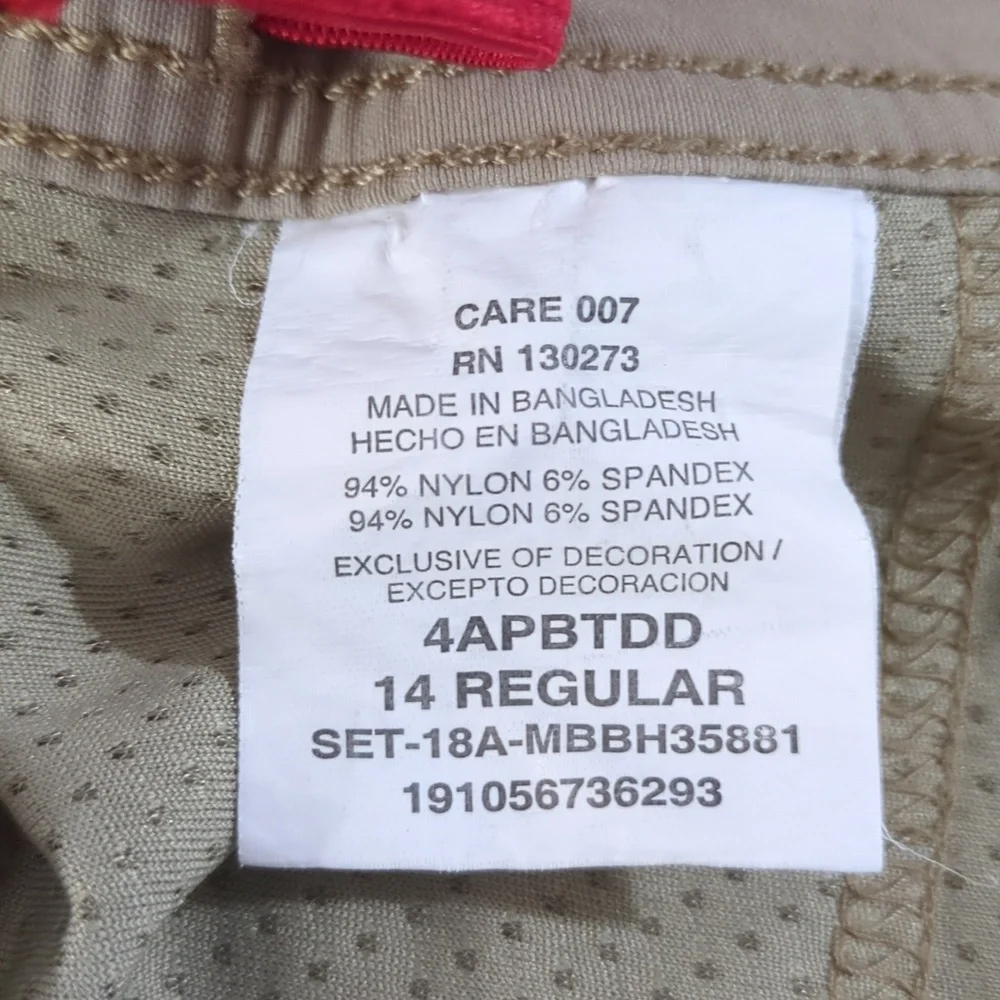 Wrangler Men's Teenager Tan Cargo Shorts Size 14 Regular - Picture 6 of 7